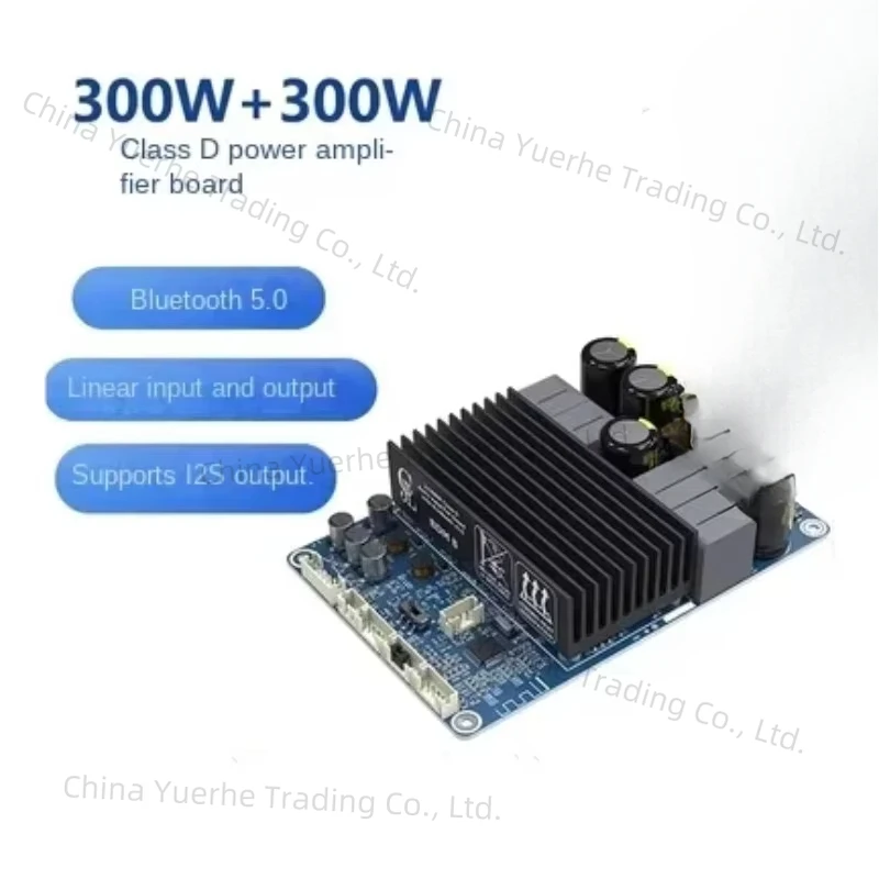 

Nvarcher TPA3255 Bluetooth 5,3 HIFI стерео аудио плата усилителя мощности 300 Вт * 2 двухканальная плата усилителя мощности