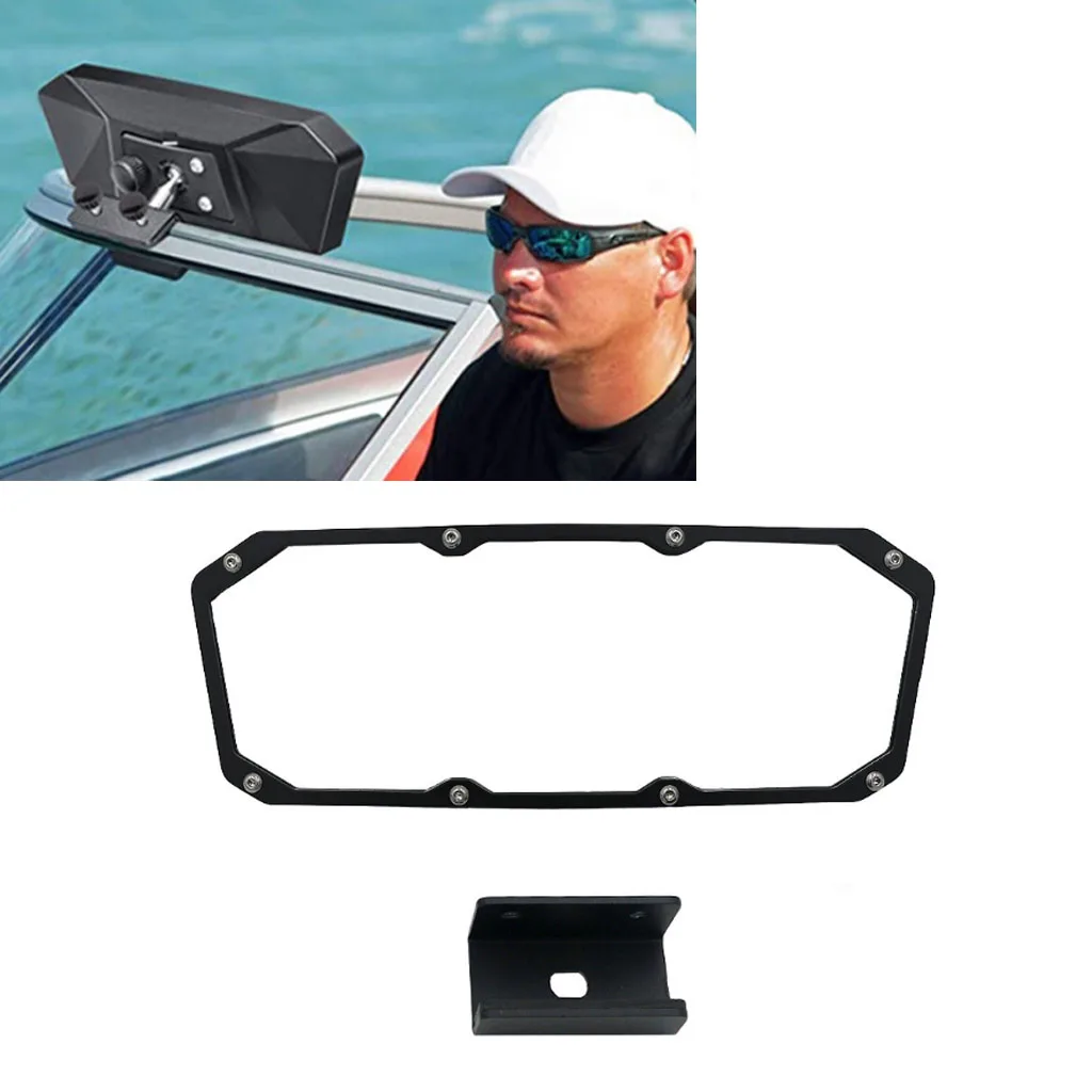 

For Jet Ski Boat Watersport Personal Watercraft PWC Surfing Mirror Boat Accessories Marine Universal Marine Rear View Mirror