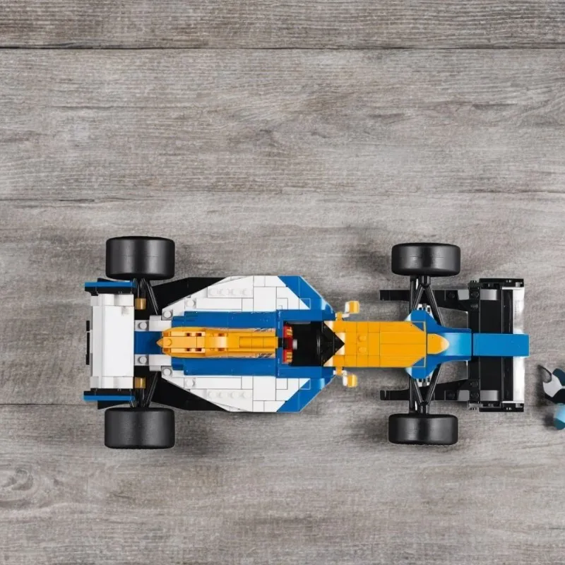 2025 جديد 10353 فريق ويليامز FW14B ونيجيل مانسل 799 قطعة نموذج سيارة زرقاء هدايا عيد الميلاد الطوب الأطفال لعبة تعليمية
