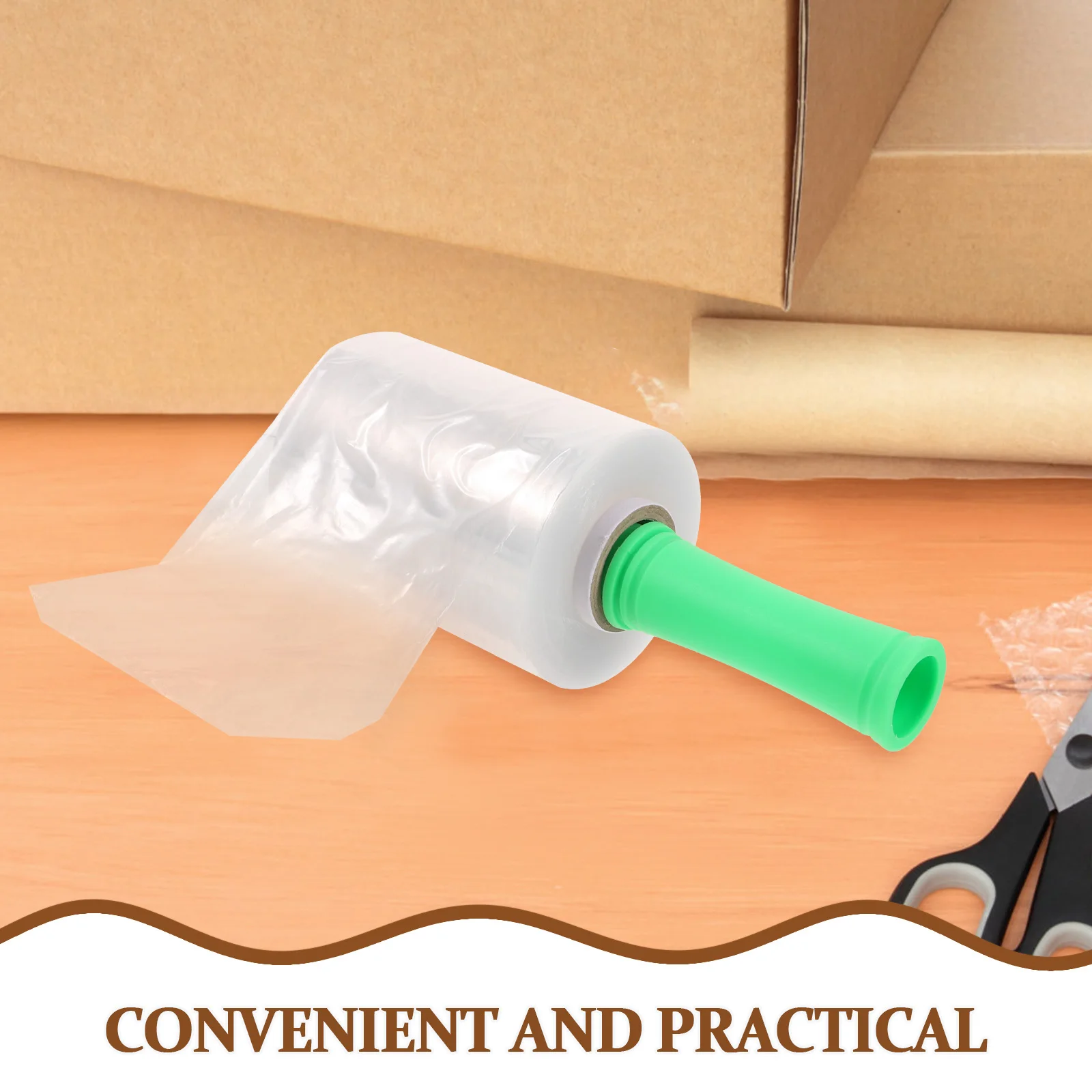 

Stretch Film Plastic Wrap H for Furniture Moving Packaging PE Transparent Plastic Roll Shrink Wrap Moving Luggage Packing