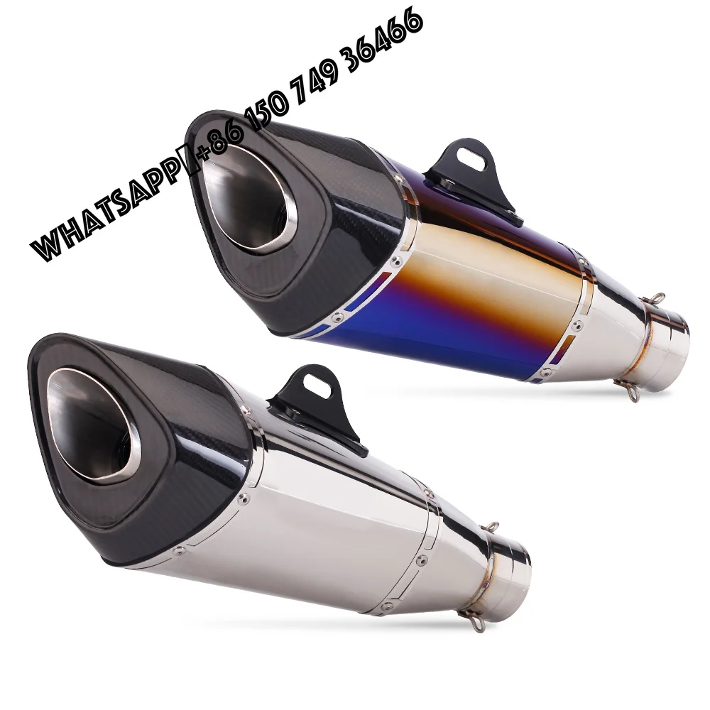38-51mm Inlet Universal Motorcycles Exhaust Muffler Pipe Canister Pipe for Yoshimura R11 Ekzos Pipe