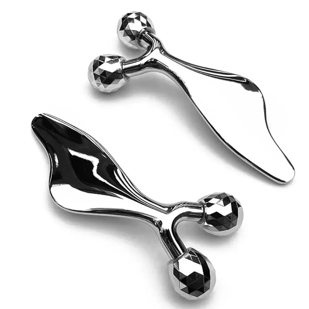 

2 в 1, массажный инструмент Гуа Ша, устройство для похудения, вращение на 360 градусов, скребковая доска для лица, тонкая подтяжка лица, инструмент для ухода за кожей лица