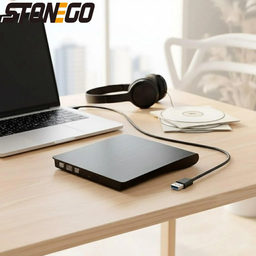 

USB 3.0 External CD DVD Drive RW Burner Writer for Laptop Desktop PC Windows Mac Linux Plug and Play