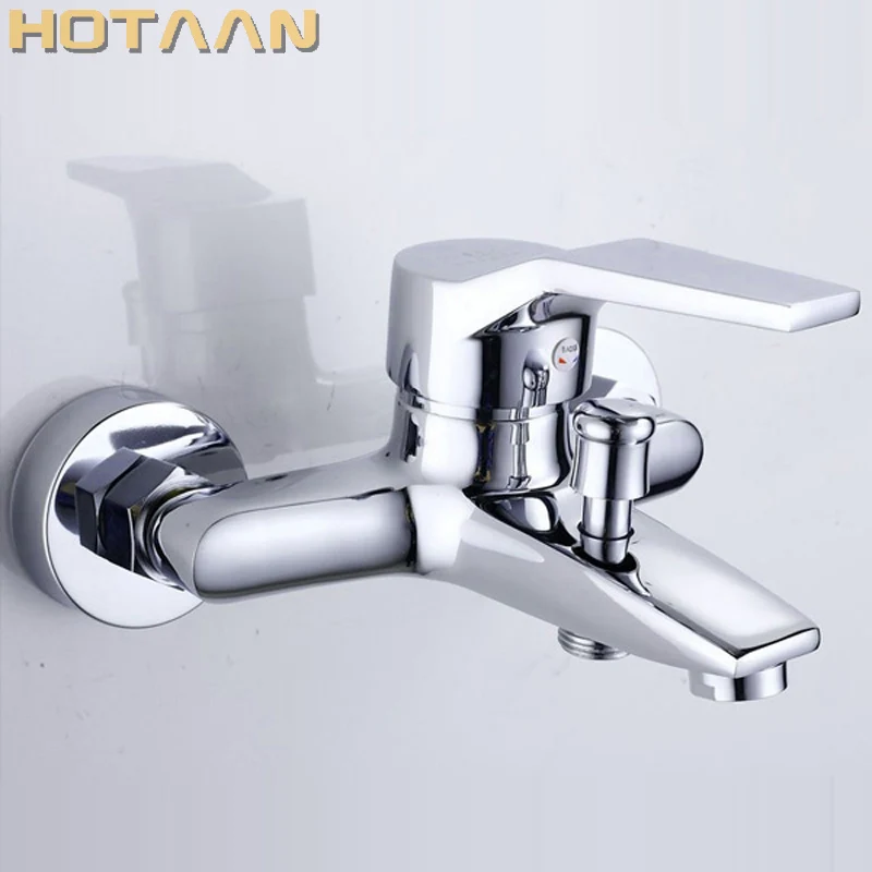 

. Polished Chrome Finish New Wall Mounted shower faucet Bathroom Bathtub Handheld Shower Tap Mixer Faucet YT-5339-A