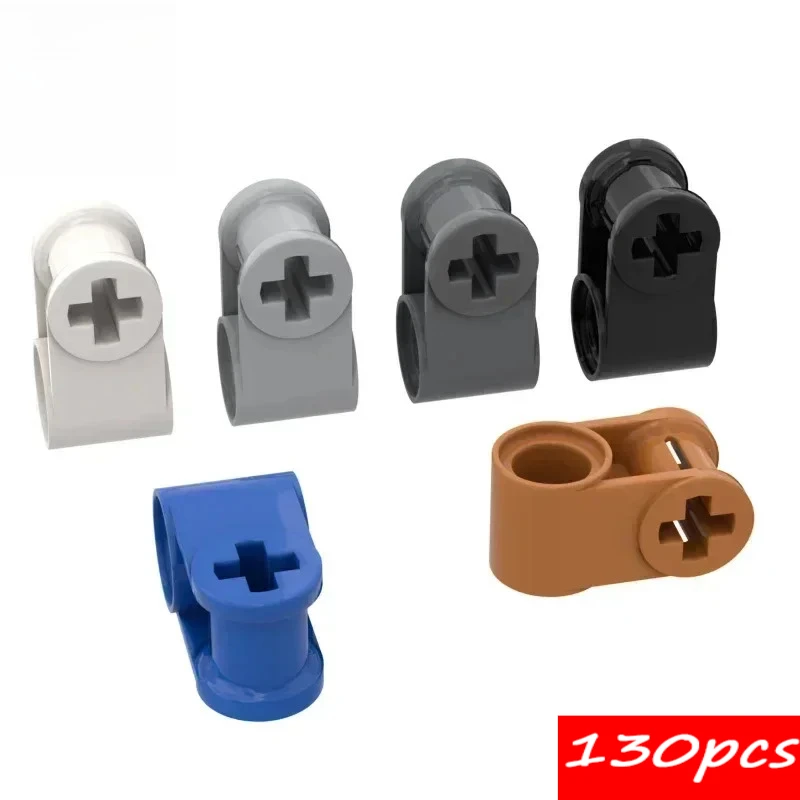 130PCS High-Tech Assemble Particle 6536 1x2 Cross Shaft Brick Building Blocks Kit DIY Replaceable Part Children Toy