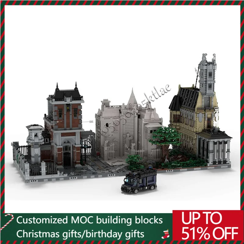 

10856 PCS Medieval Building Comprises Multiple Floors Architecture Tower MOC Building Blocks Model Children Puzzle Set Toy Gift