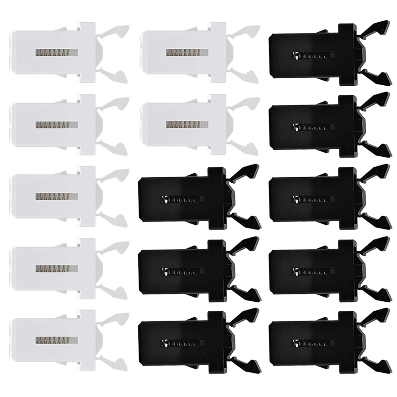 

40Pcs Press Type Trash Can Buckles Plastic Waste Bin Lock Latches Replacement Fix Cover Buttons Trashcan Push Buttons