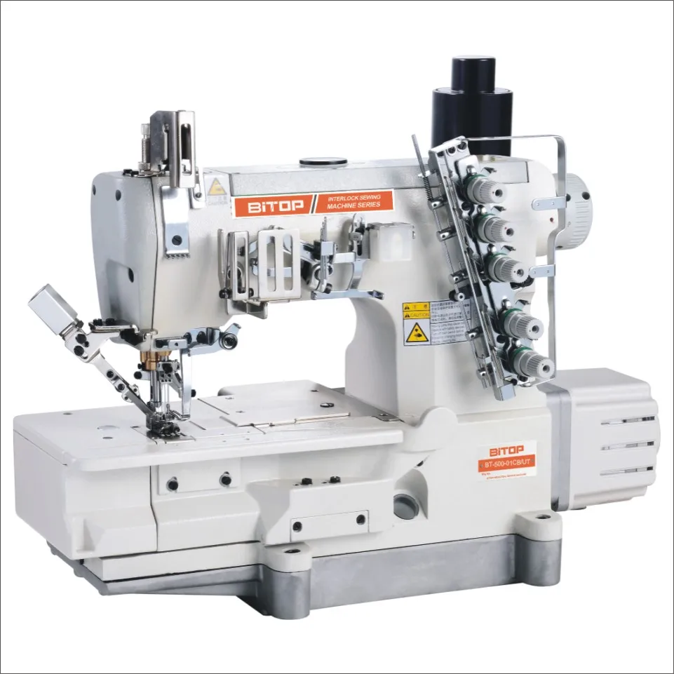Automatic Industrial Flat Bed Interlock Sewing Machine Manufacture BT-500-01CB-UT