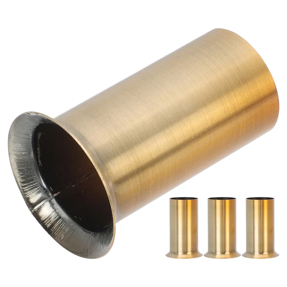 

4Pcs Durable Iron Chandelier Base Sleeves Metal Light Socket Covers Lamp Base Replacement Accessories Sleeves