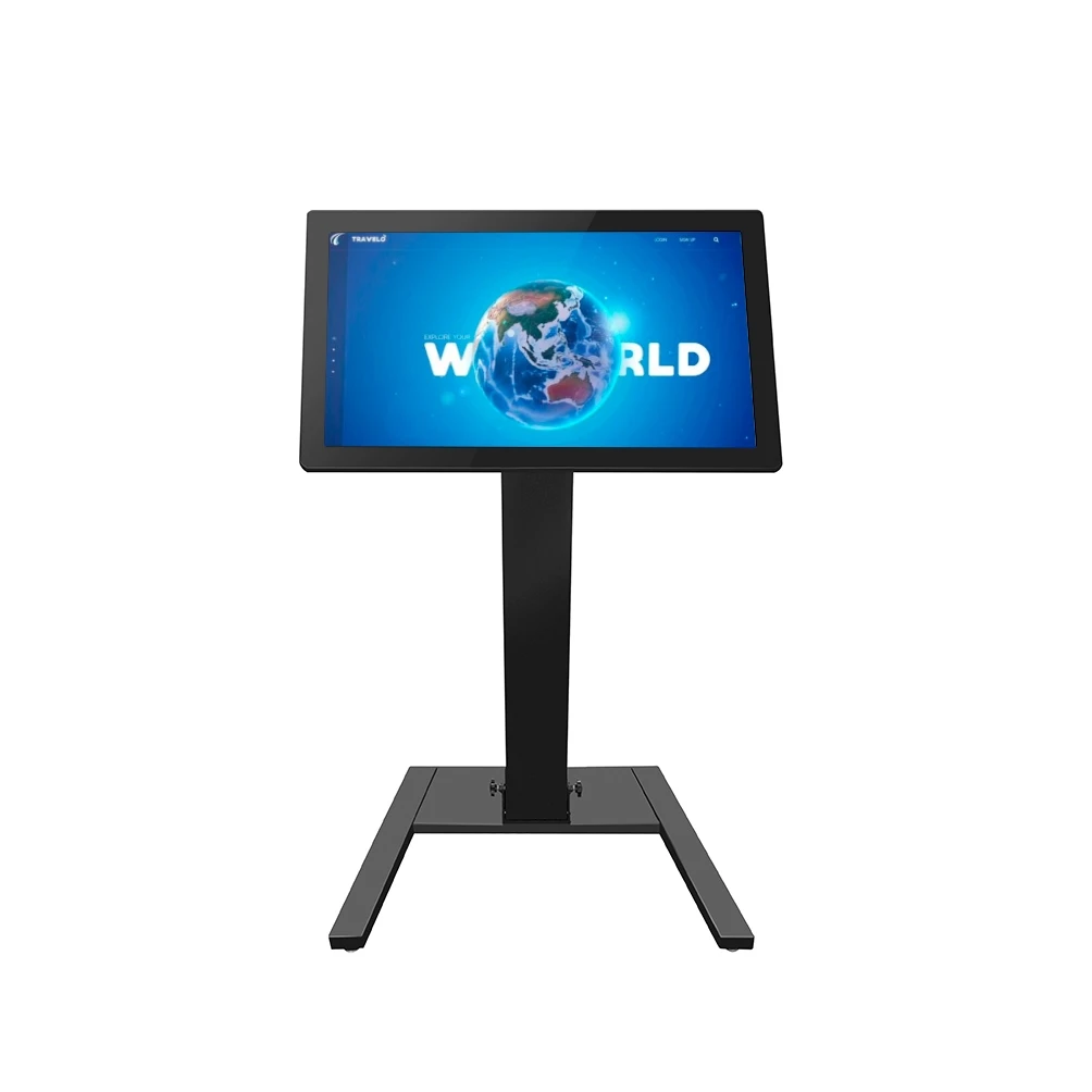 

65 Inch Horizontal Kiosk LCD Panel Touch Screen Interactive All in One PC Table Kiosk Floor Standing Digital Signage