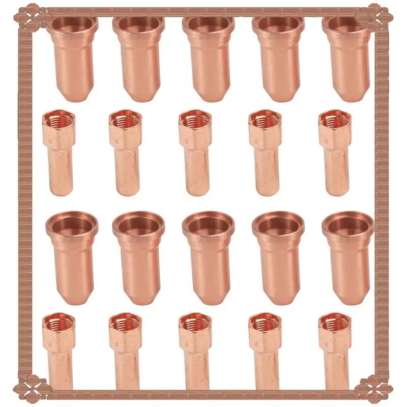 

24-Hour Delivery 10Pcs 52556 Electrode And 10Pcs 51248 Nozzle Tip For PT-100 PT100 IPT-100 PTM-100 IPT100 PTM100 Plasma Cutting