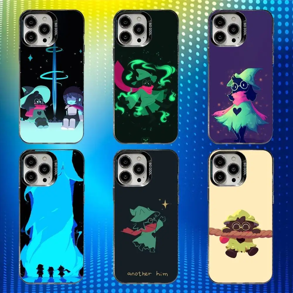 

D-Deltarune Ralsei Phone Case For iPhone 16,15,14,13,12,11,Mini,Pro,SE,MAX White Matte Shockproof Cover