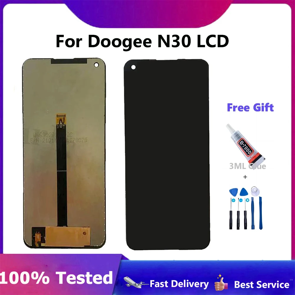 

100% Tested High Quality For DOOGEE N30 LCD Display+Touch Screen Digitizer Assembly LCD+Touch Digitizer for N30 Replacement