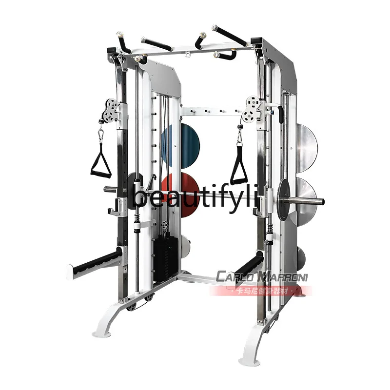 

Gantry comprehensive training equipment Commercial fitness equipment Squat bench press Household multi-functional integration