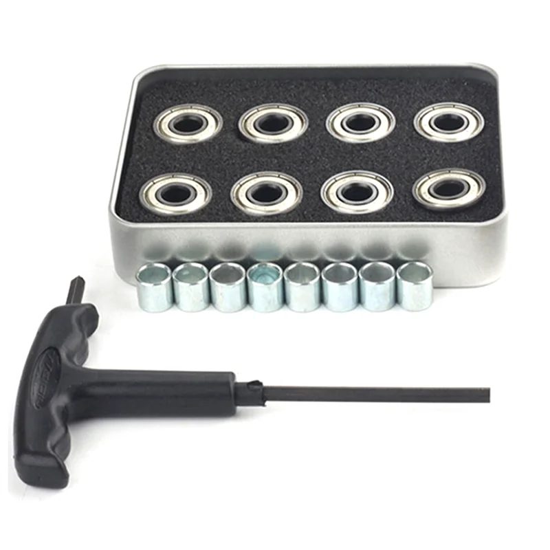 

NALFI-16PCS подшипники шкива, вращающаяся стабильность, высокое качество для роликовых коньков, скейтборда