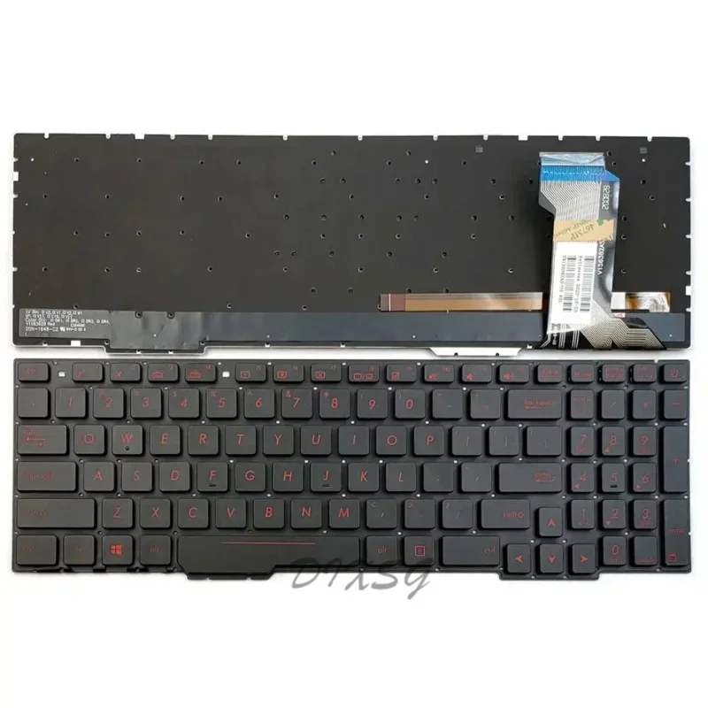 New for Asus ROG Strix gl553 gl553vd gl553ve gl553vw gl753 gl753vd gl753ve gl753vw series laptop keyboard US backlit