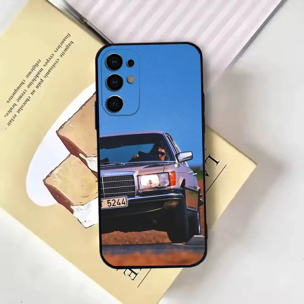 เคสโทรศัพท์ลายรถคลาสสิค DTM W126 สำหรับ Samsung S25,24,21,22,23,30,Ultra,20,Plus,Fe,Lite,Note  แบบนิ่ม สีดำ