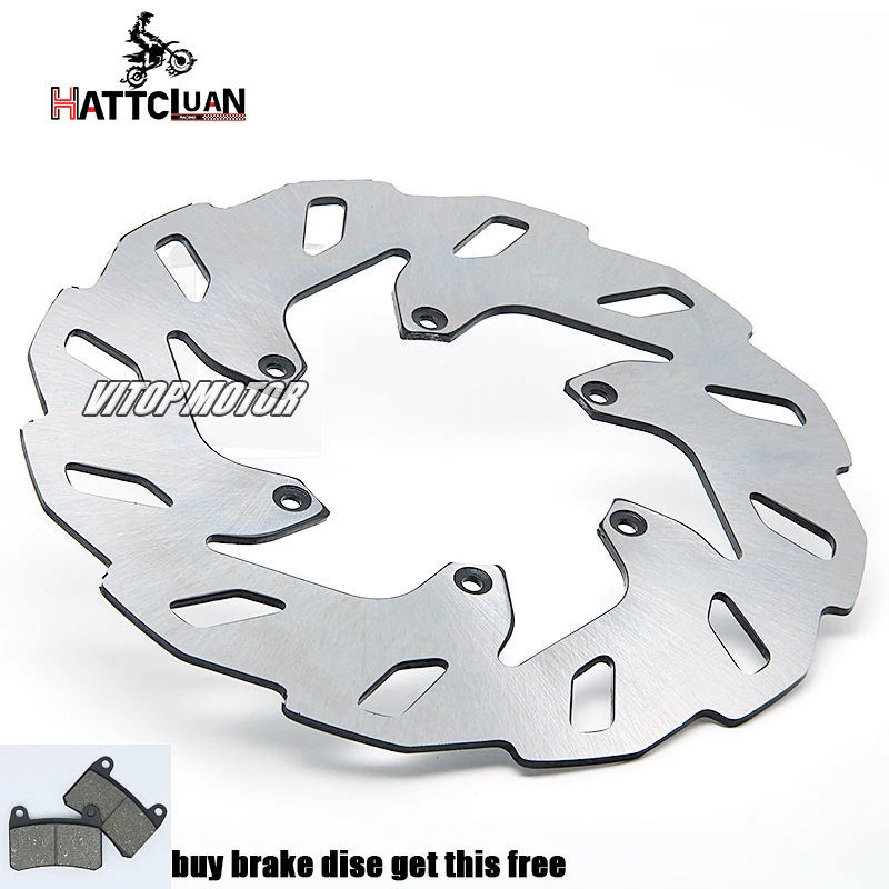 HATTCLUAN Motorcycle 280mm Dia Front Brake Disc Rotor for KEEWAY RKV RKV125 RKV150 RKV200 Brake Disks Plate