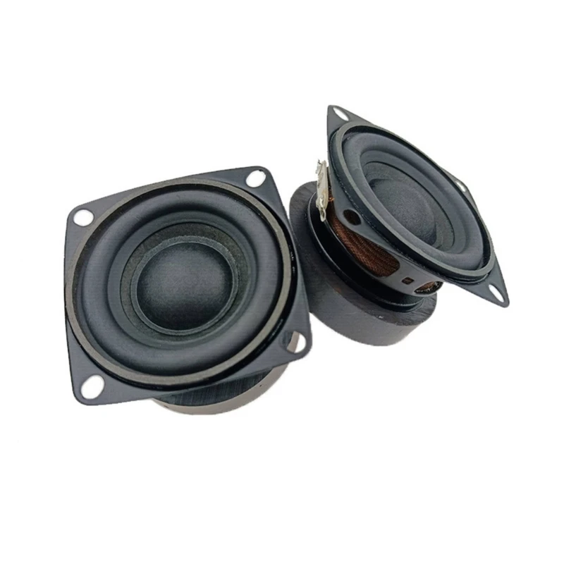 2Pcs 52mm Speakers 2Inch Full frequency 4Ohm 5W 10W Loudspeaker DIY Sound Subwoofer For Home Theater Loudspeakers