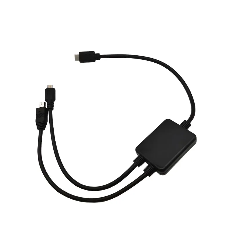 Двойной адаптер USB3.1 Type-C к Mini 5P/Micro USB OTG, односторонняя передача данных