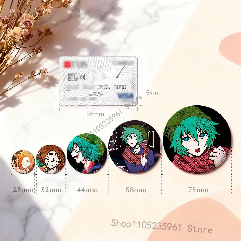 Game Y-Your T-Turn to D-Die Custom Badges 75mm 44mm 25mm Brooch Backpack Hat Pins Accessories Toys