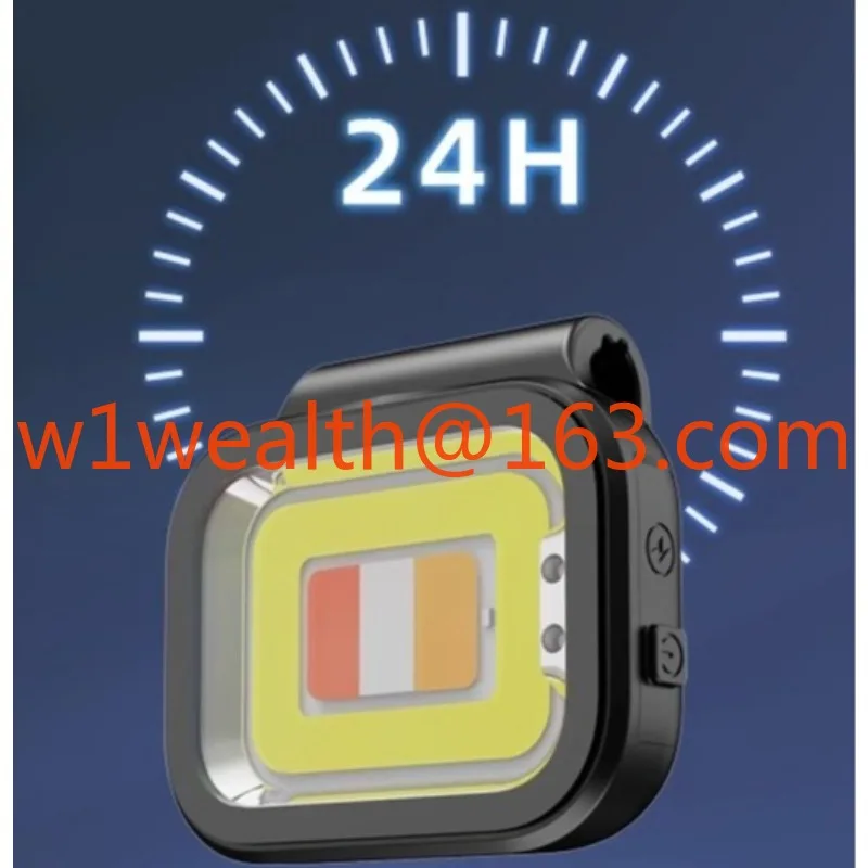 Magnetic headlight mini portable strong light super bright light outdoor head-mounted charging light