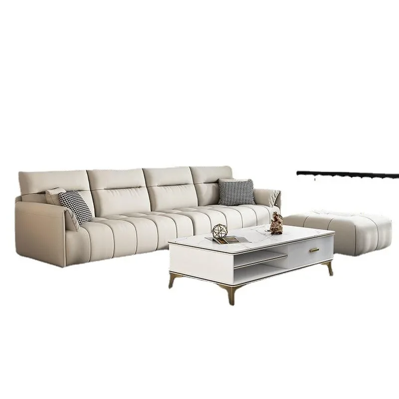 

Piano key sofa modern minimalist cream style technology cloth Nordic creative