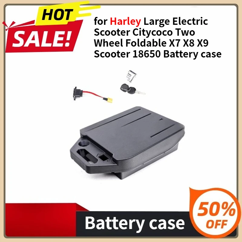 

For Harley Large Electric Scooter Citycoco Two Wheel Foldable X7 X8 X9 Scooter 18650 Battery Case Protection Box