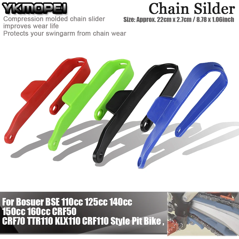 

Motorcycle Chain Cover Protector Slider Rear Swingarm Protection Guard For BSE Bosuer BBR CRF70 KLX TTR 110-160cc Dirt Pit Bike