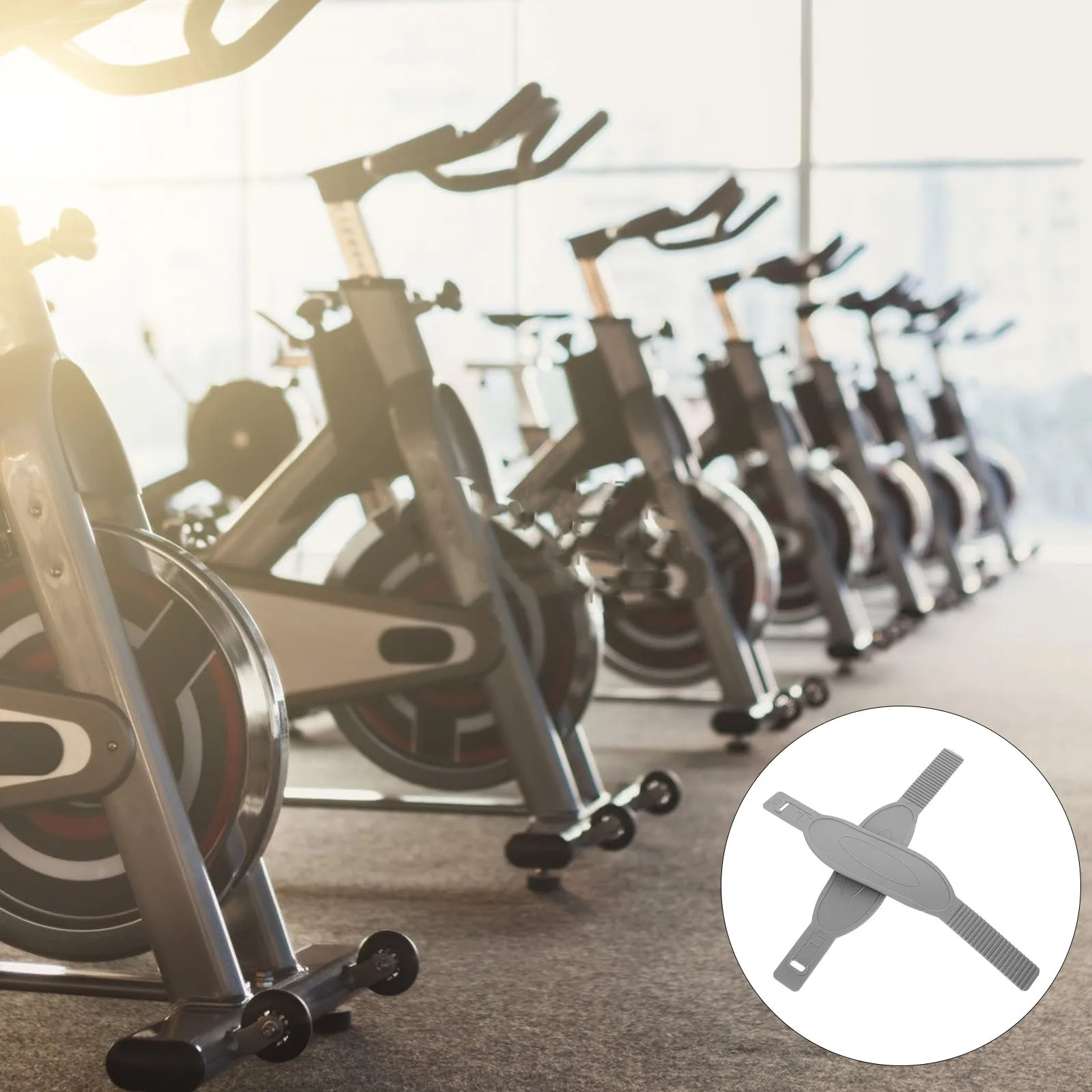 

2Pcs Exercise Bike Pedal Straps Adjustable Elastic Foot Holders Cycling Indoor Bicycle Accessories for Kids Adults