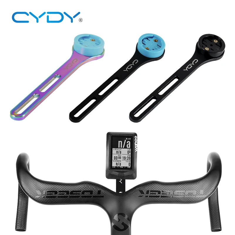 CYDY Garmin Bike Mount Holder Bryton Wahoo Xoss Igpsport 630 Mtb Gps Bicycles Front light Saddle Support Aluminium Alloy Bracket