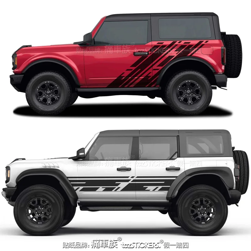 

For Ford Bronco Car stickers Body hood decoration Sport Accessories Decal Stripe Vinyl