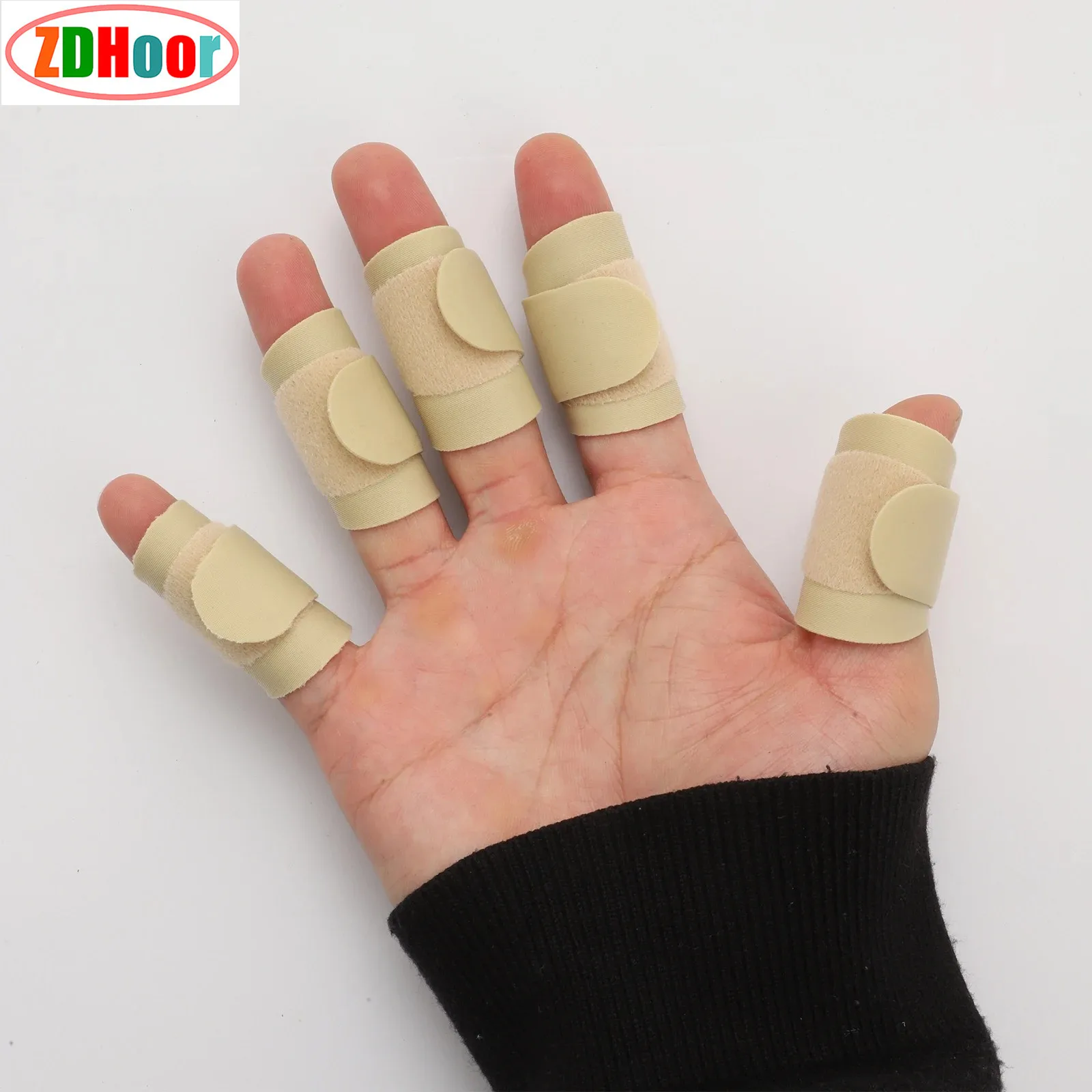 5Pcs Finger Support Fits Trigger Finger Knuckle Immobilization Pain Relief for Thumb Middle Ring Index Pinky Finger