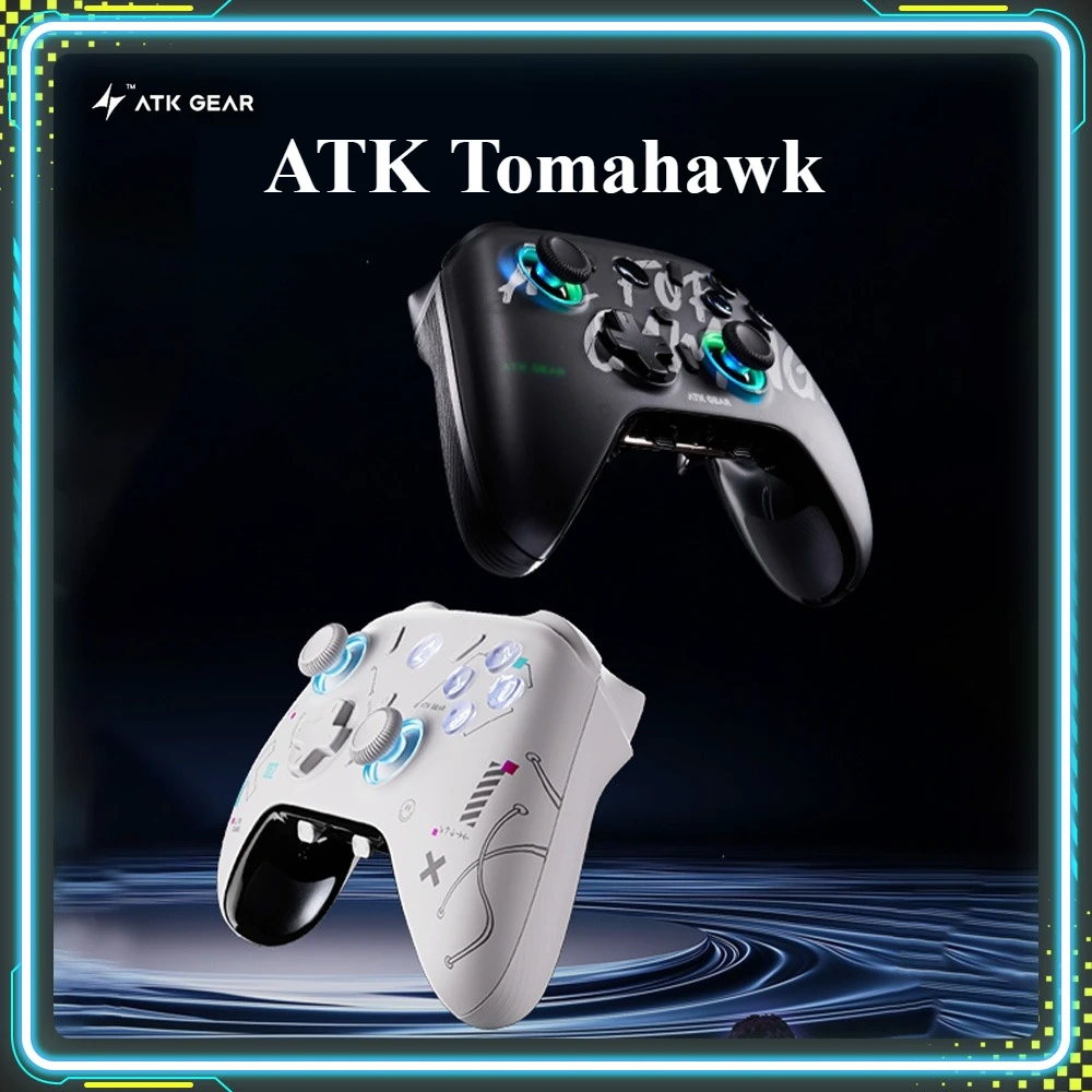 

ATK Tomahawk Series Game Handle Android IOS Switch2 Multiplatform Adjustable Hall Rocker Bluetooth Tri-Mode Game Handle PC Gifts
