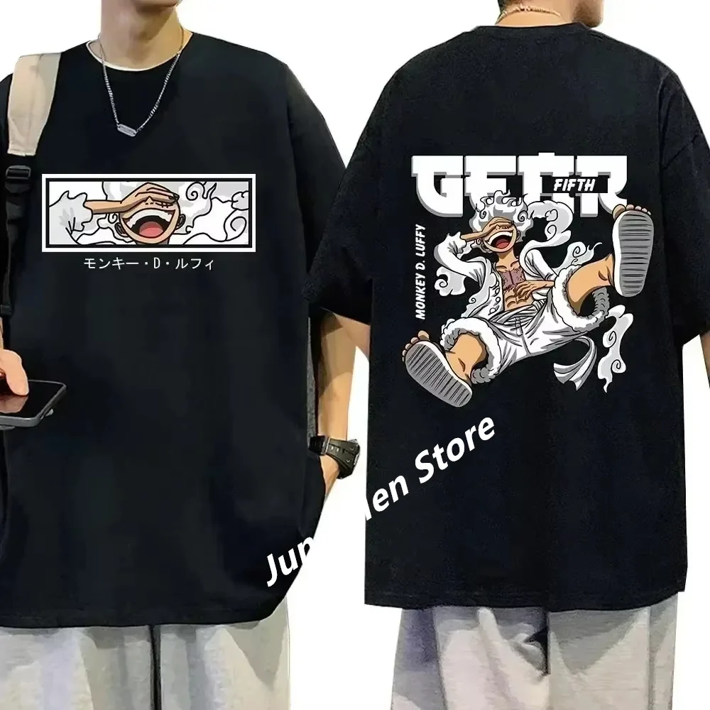 (Uniqlo)Hot Japanes One Piece Cotton Luffy Tshirt Men Cotton T Shirt Summer Women Men Cotton Oversized Tshirt Men Clothes