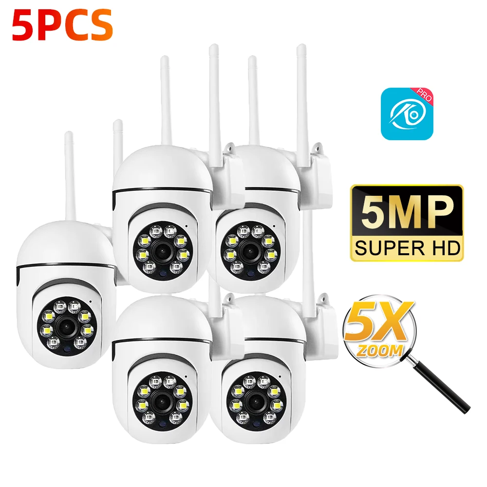 PEGATAH 2,4G 8MP Kameras Wifi Video Überwachung IP Indoor Sicherheit Schutz Monitor 5,0X Zoom Hause Drahtlose Track Alarm O-Kam pro 6