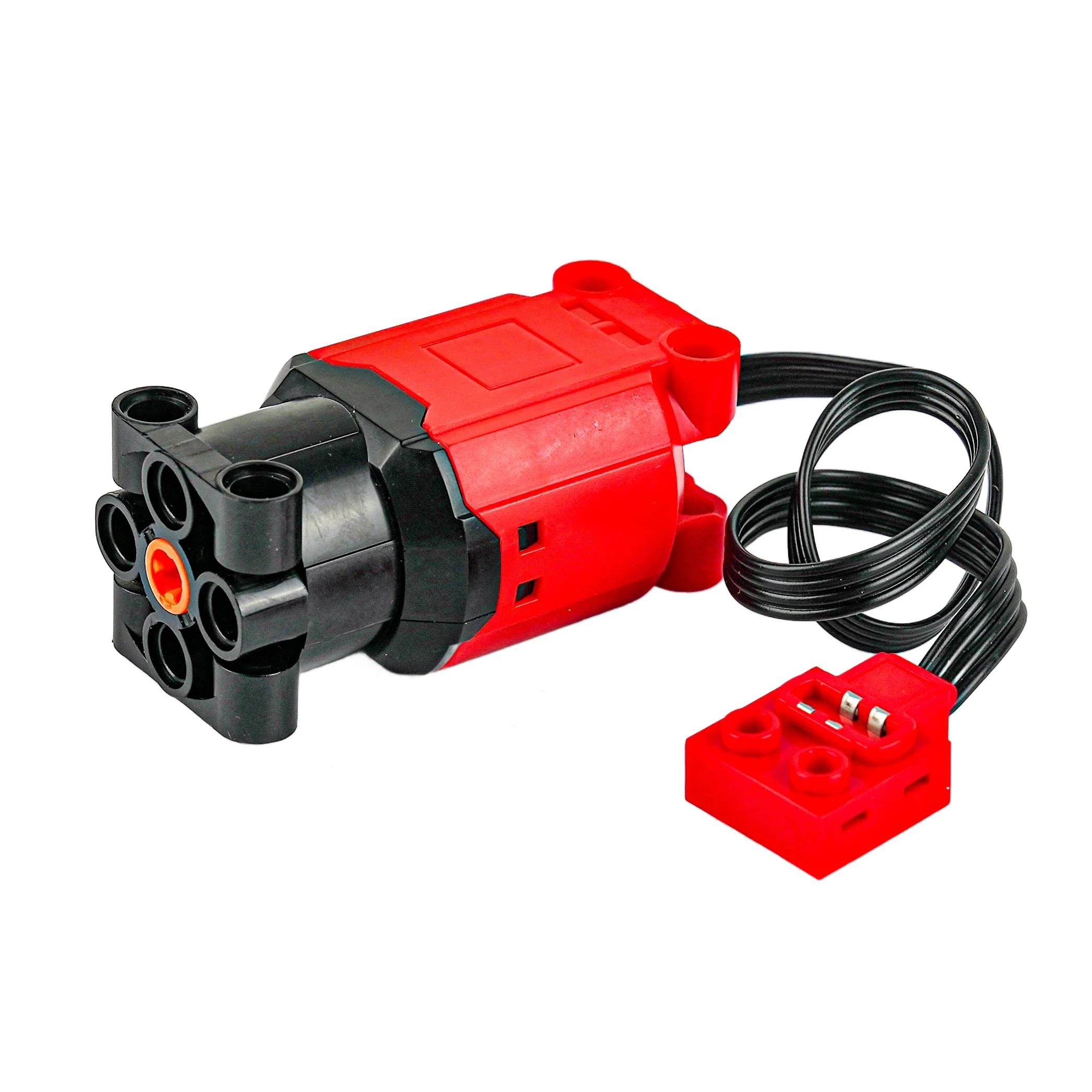 Nuevos bloques de construcción MOC Servo tecnología maquinaria M Motor 7,4 V Motor de potencia de dirección para logotipos DIY juguetes coche camión acelerar