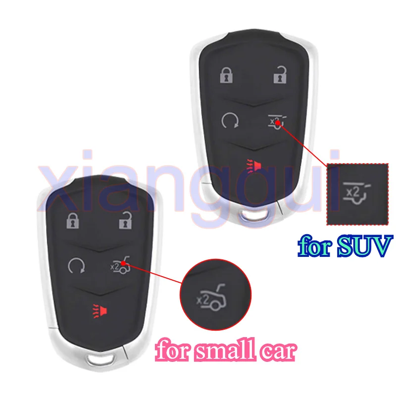 ID46chip 315mhz/HYQ2AB 433mhz/HYQ2EB Car Remote Key Fob for Cadillac Xt5 XTS CTS SRX ATSL XT4 CT6 ATS Escalade ESV DTS ELR STS