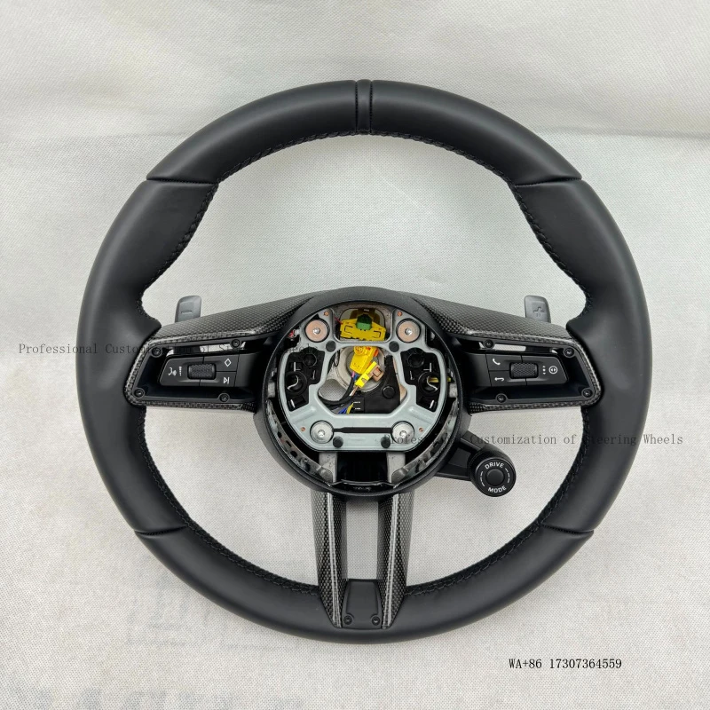 

Suitable for Porsche carbon fiber steering wheel with original knob, for upgrading old models to new ones, Macan, Panamera, Caye