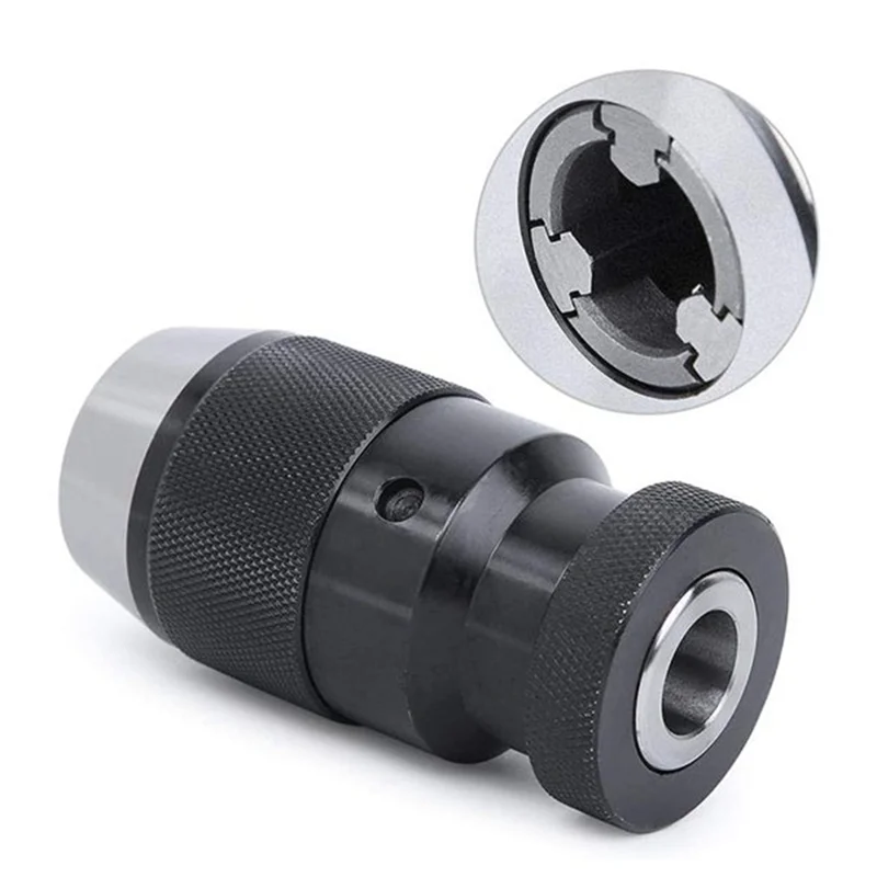 

A15F-Drill Chuck 5-20Mm B22 Self-Locking Drill Chuck High Precision Milling Machine Automatic Tightening Lathe Durable Easy To U