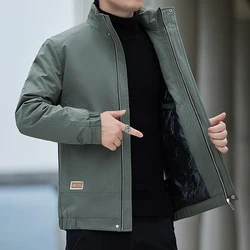 M-8XL Large Cotton Jacket Men's Coat Men's Cotton Jacket Versatile Casual Couple Work Jacket Outdoor Fat