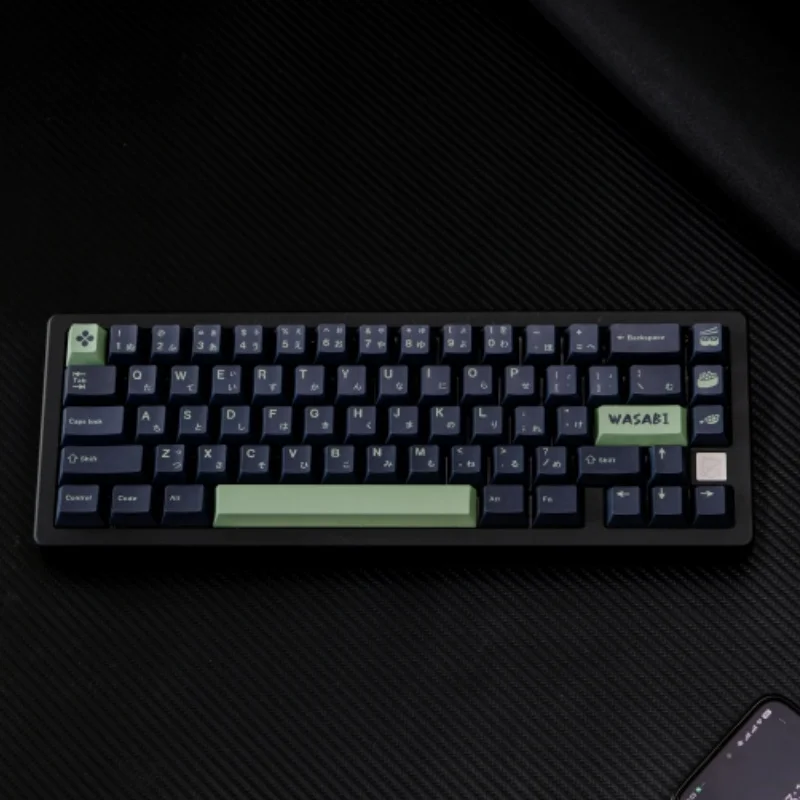 150 Keys GMK WASABI Key Cap PBT Cherry Profile Thermal Sublimation Mechanical Keyboard for Customization