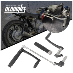 Cafe Racer R Serie For BMW R65 R60 R75 R90 R100 Foot Peg Rest Mount Bracket Vintage Motorcycle Part Footrest Rearset Shift Lever