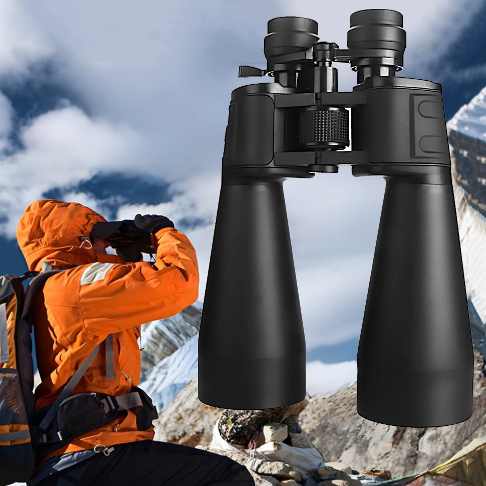 

High Magnification 10-380x100 Binoculars Long Range Telescope in HD with BAK4 Prism Perfect for Hunting Trips Tourism Observe