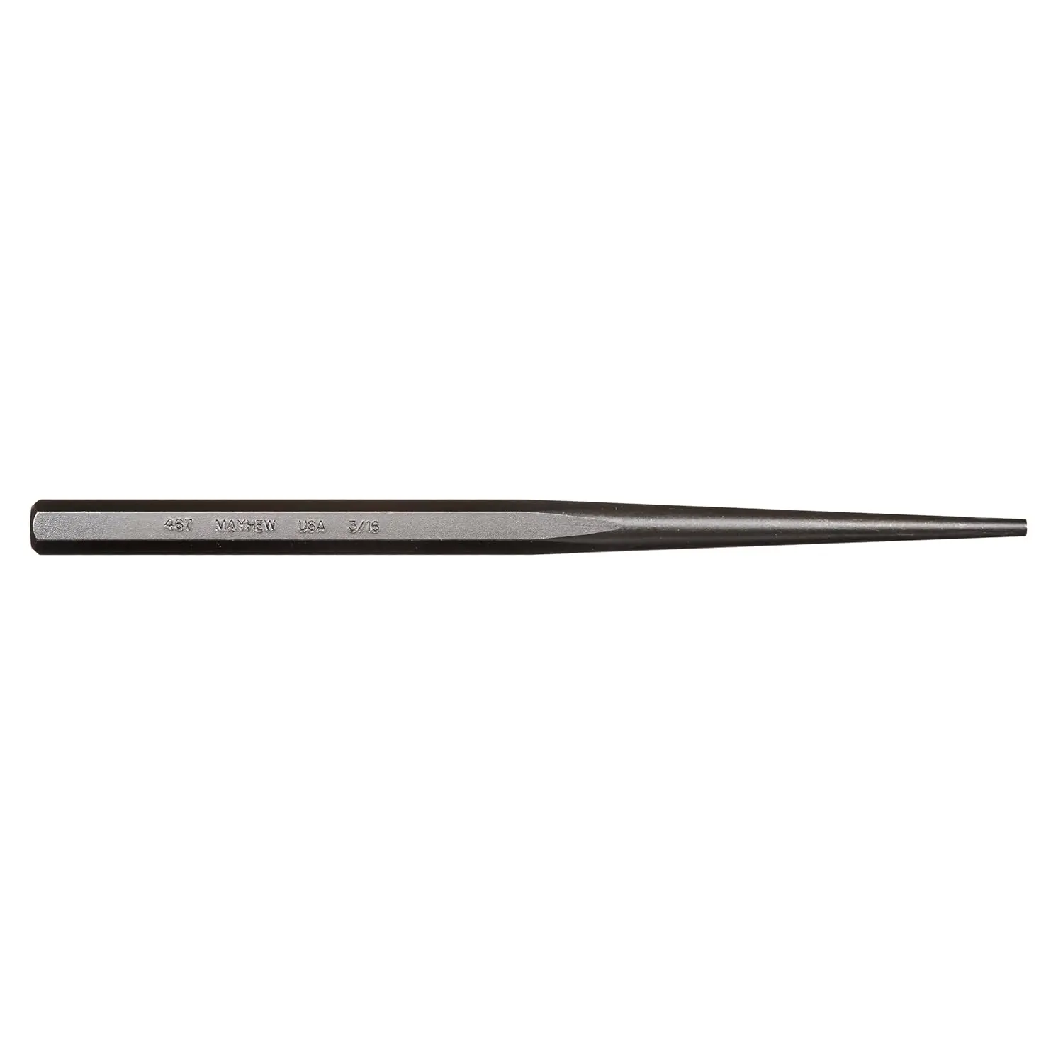 

3/16" Line-Up Punch, Shot Blast Finish for Precision Alignment