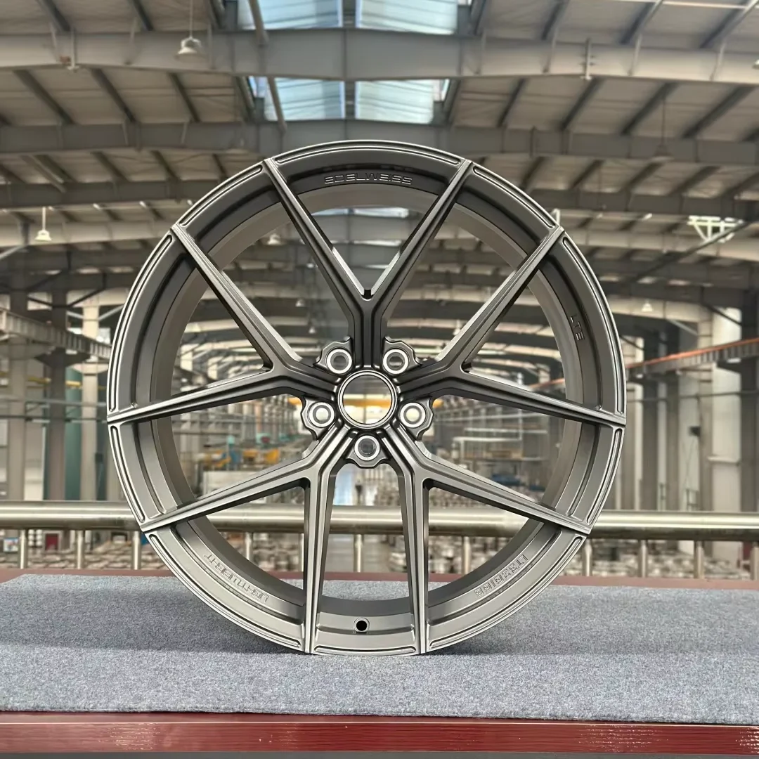 

FCS-24 Custom 1 Piece Y-spoke Large Lips Gray Forged Wheel for BMW X1 X3 X5 X6 M3 M4 M5