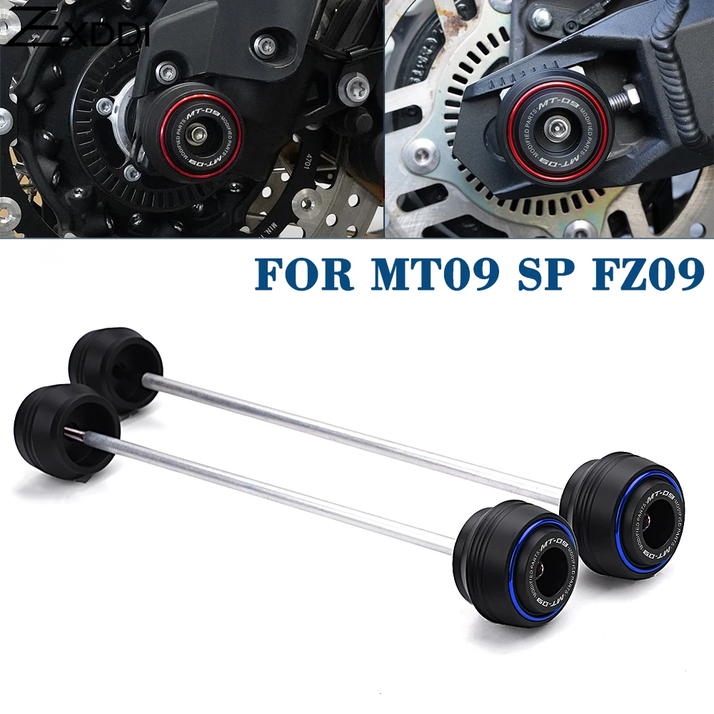 

For Yamaha MT-09 MT09 MT 09 SP Tracer 9 900 GT Motorcycle Accessories Front Rear Wheel Fork Axle Fork Frame Slider Protector Pad