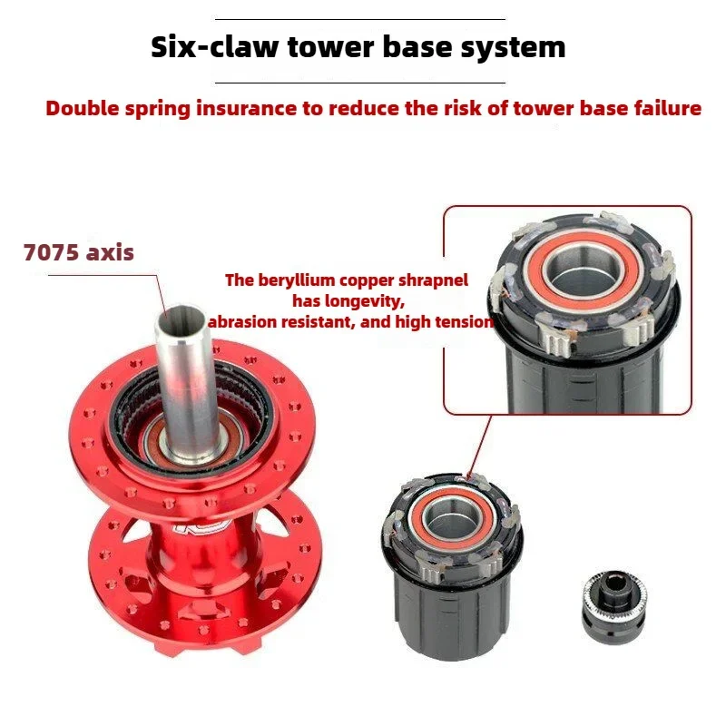 HASSNS PRO 4 Cube k7 36 holes 32 holes Mtb hubs for shimano HG supports 12v 11v 10v 9v 8v 7v MTB rear noisy hub for bike