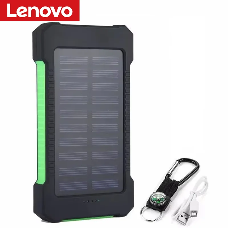 Zonne-energiebank 500000 mAh Powerbank met ultragrote capaciteit Supersnel opladen Draagbare mobiele kracht Zaklamp Externe batterij
