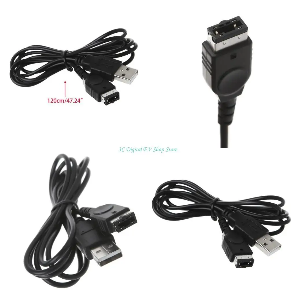 E74D USB Charging Cable Cord Power Supply Connection Line Wire with Safe-protection for GBA Gameboy